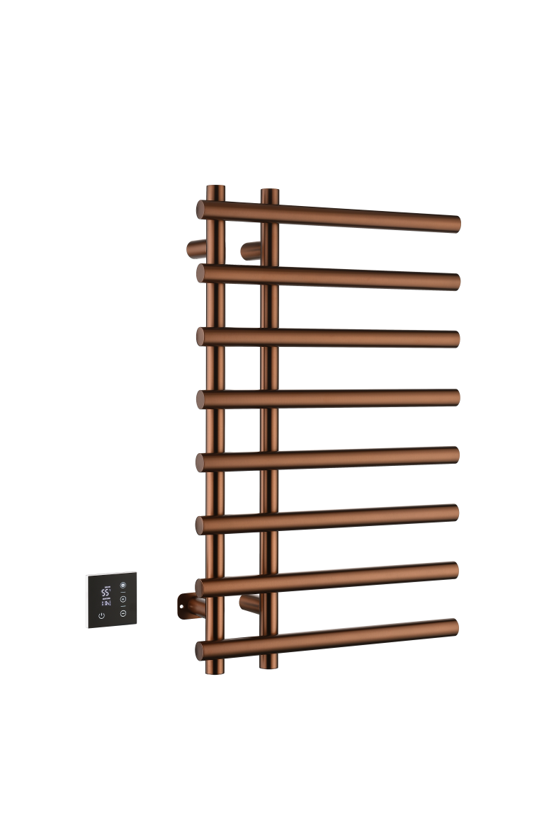 Фото Полотенцесушитель Boheme Uno 722-BRB электрический, brushed бронза h80x50 см