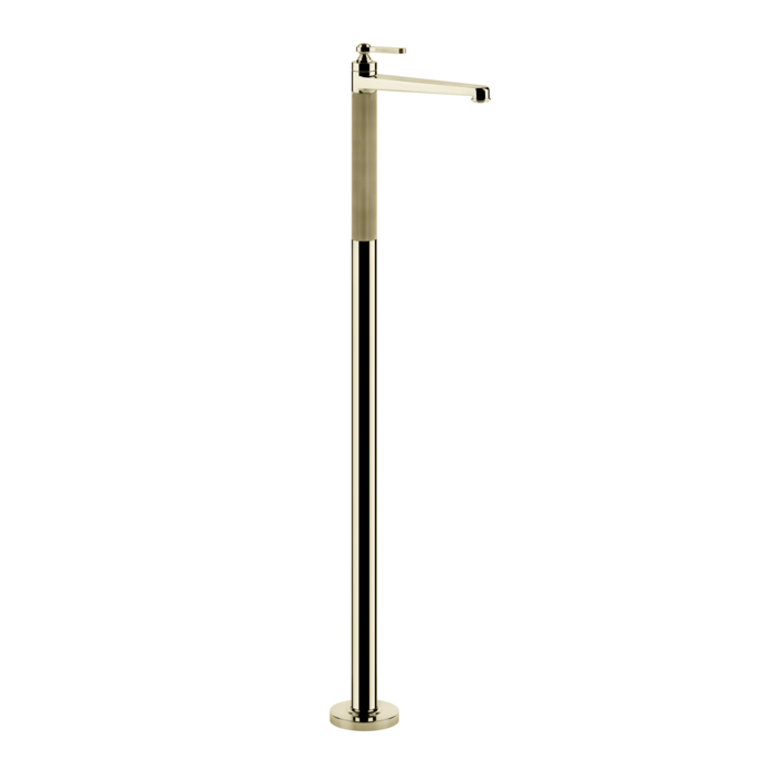 Фото Смеситель Gessi Venti20 65095#710 для раковины напольный, латунь глянец pvd