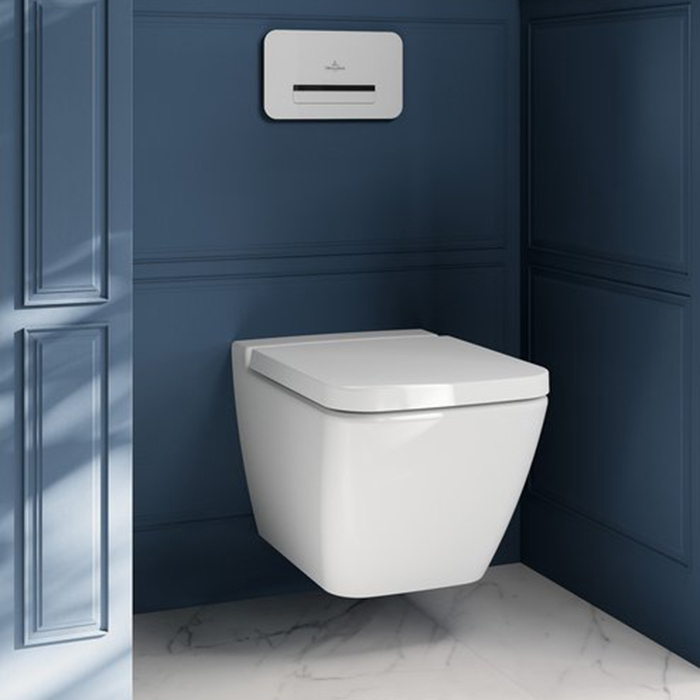Фото Унитаз подвесной Villeroy & Boch Finion 4664R0R1, без сиденья, белый глянцевый