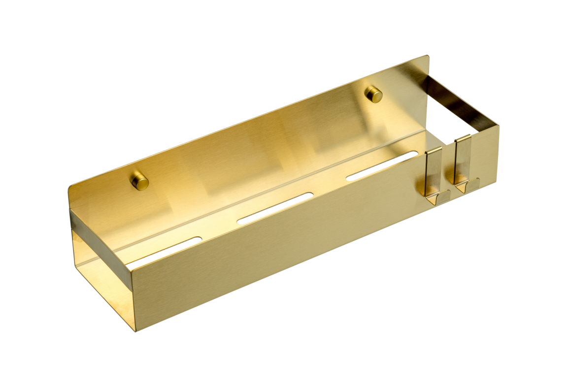 Фото Полка Boheme Q 10965-MG золото браш 35 см