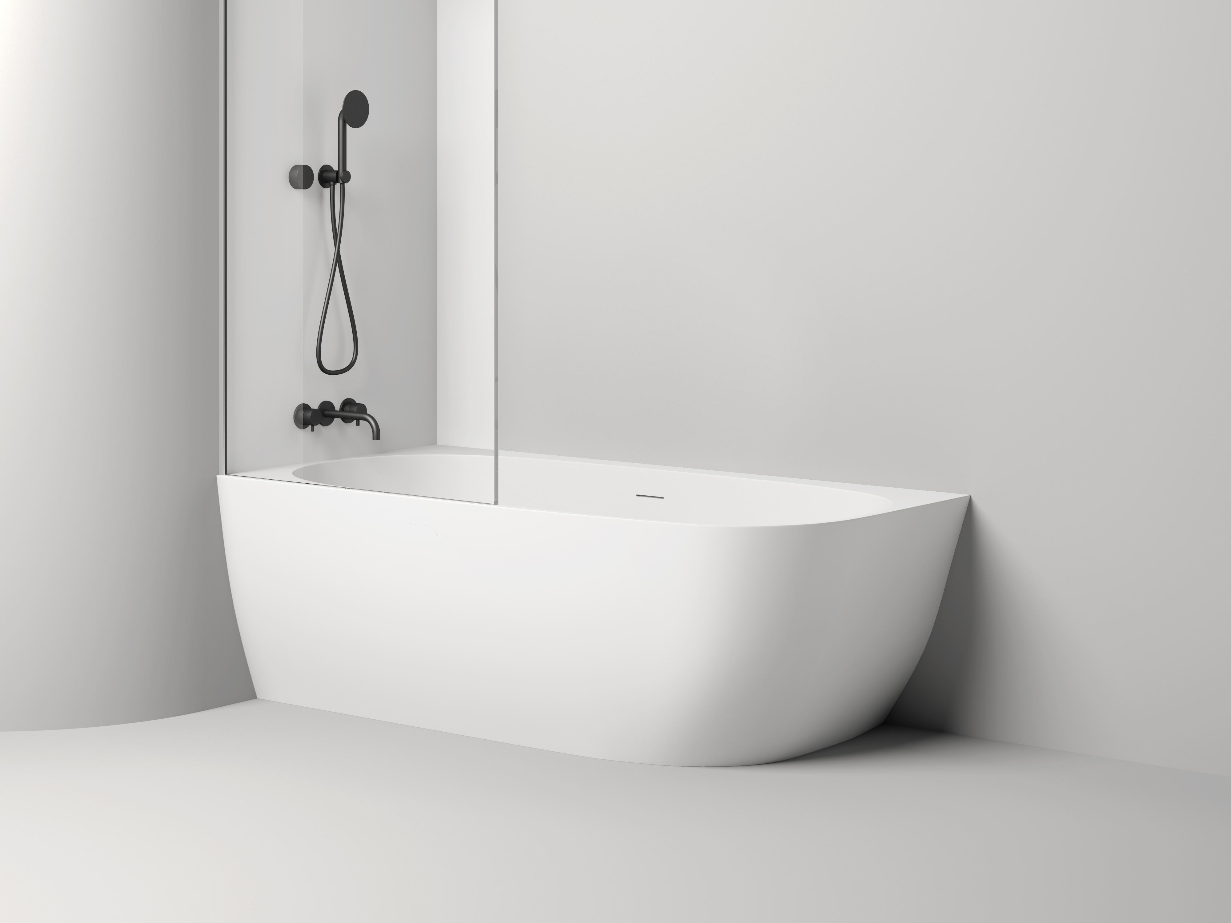 Фото Ванна Salini Sofia Corner L 170x85 102525MF угловая покраска по RAL матовая