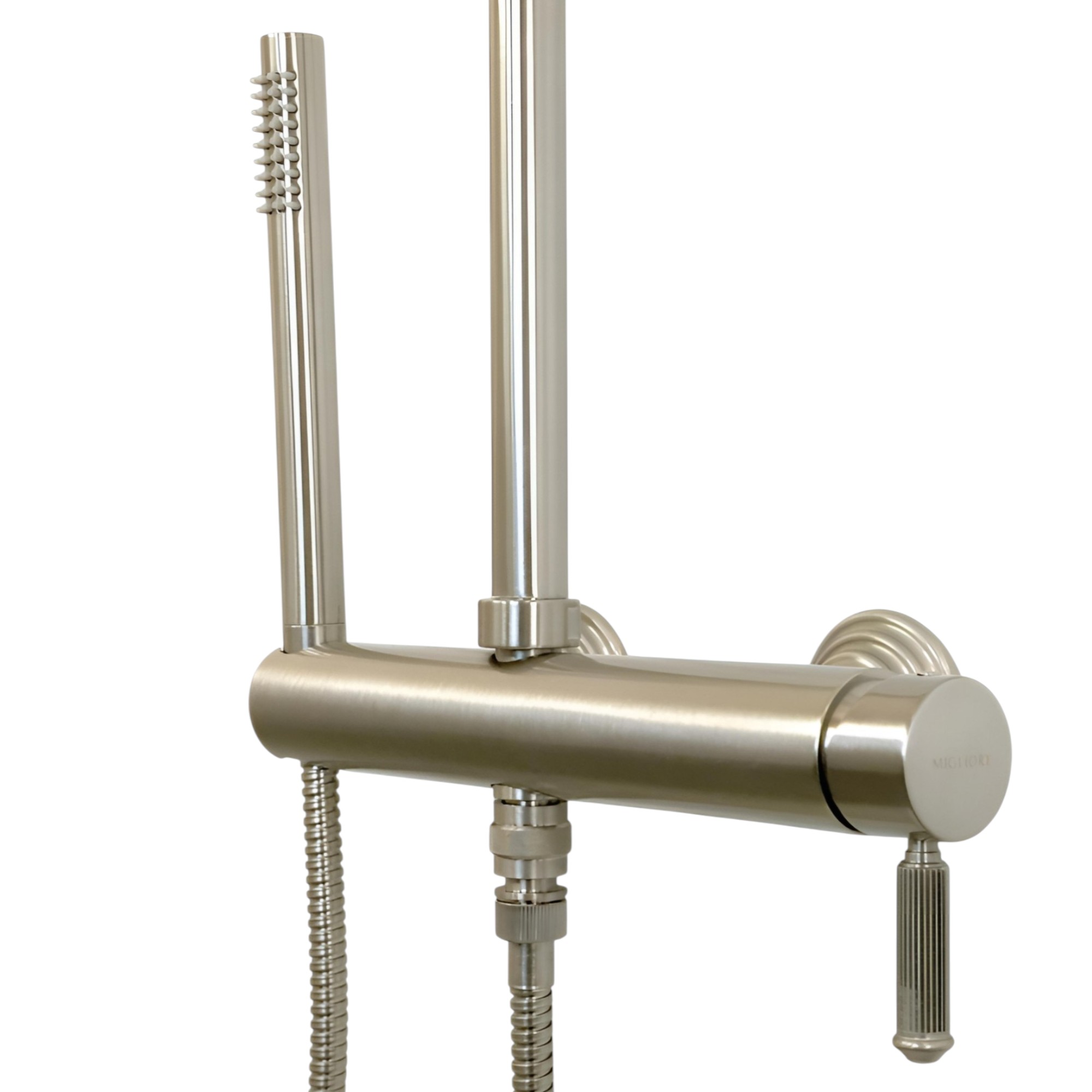 Фото Душевая стойка Migliore Velvet 36487 никель матовый