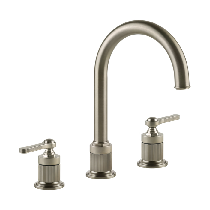 Фото Смеситель Gessi Venti20 65016#149 для раковины, никель браш