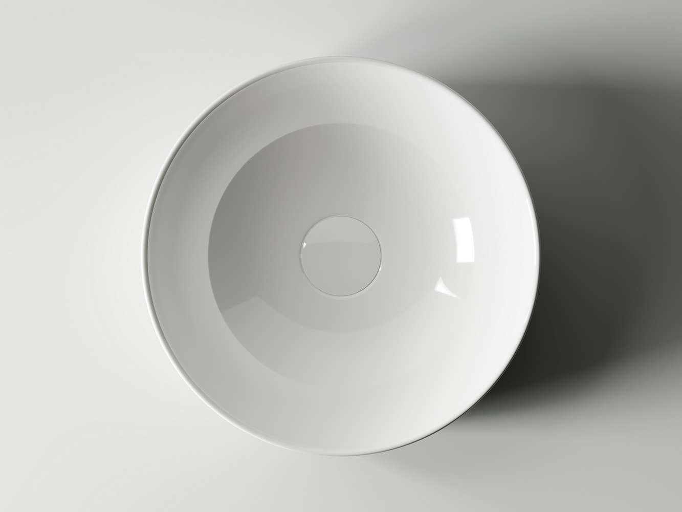 Фото Раковина Ceramicanova Element CN6005 накладная 35 × 35 × 12 см, белый глянцевый