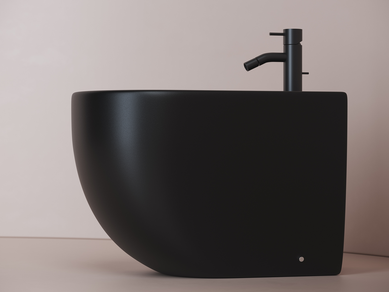 Фото Биде Ceramicanova Metropol CN4005MB напольное, черный матовый