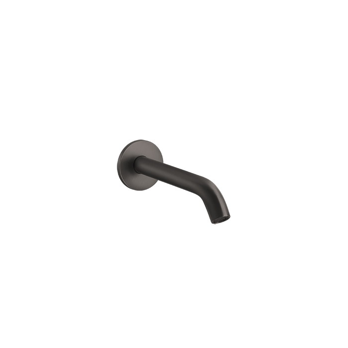 Фото Излив Gessi Gessi316 54010#707 настенный черный хром браш pvd