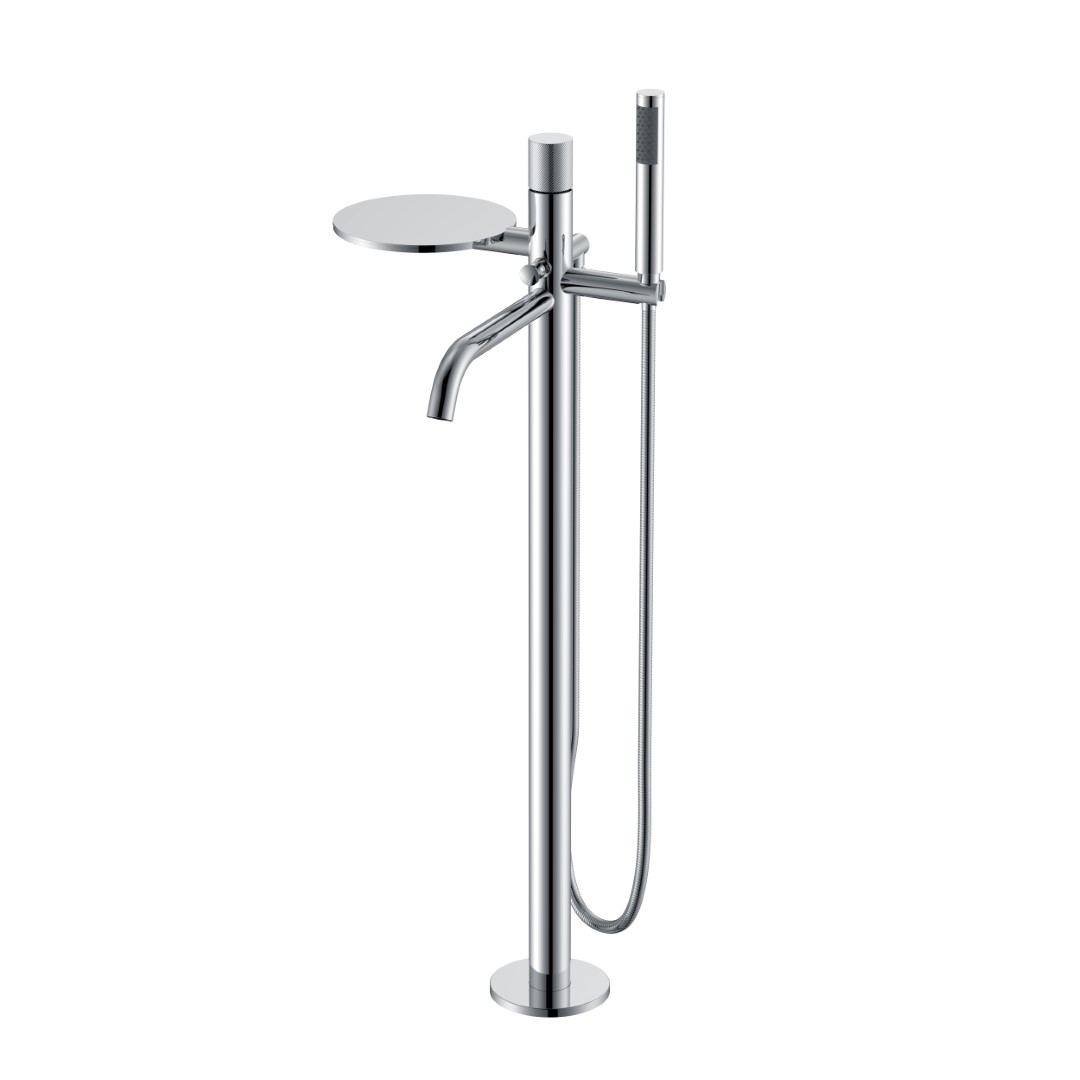 Фото Смеситель для ванны Boheme Stick 129-CRCR.4 напольный хром