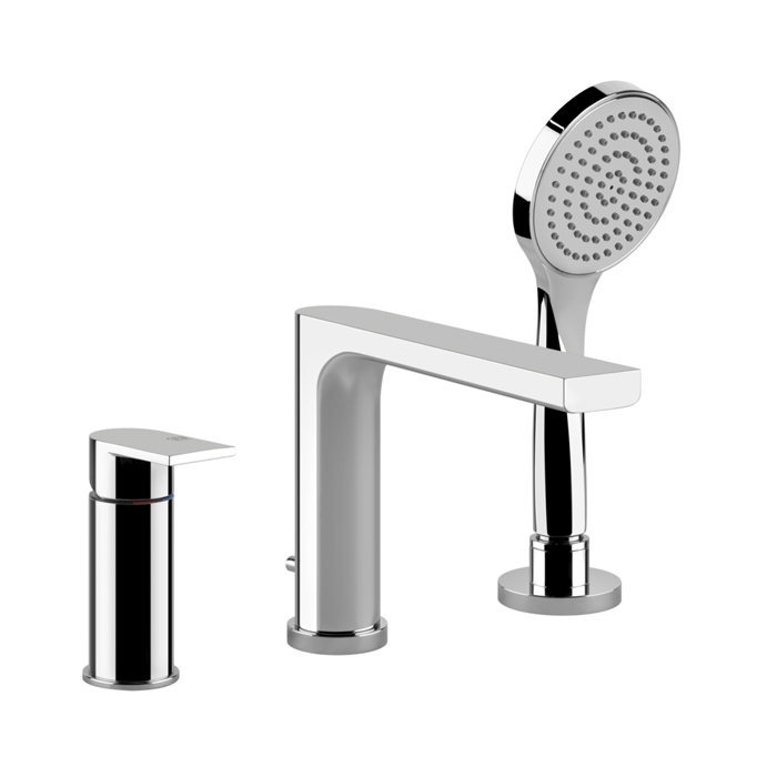 Фото Смеситель Gessi Via manzoni 38634#031 для ванны, хром