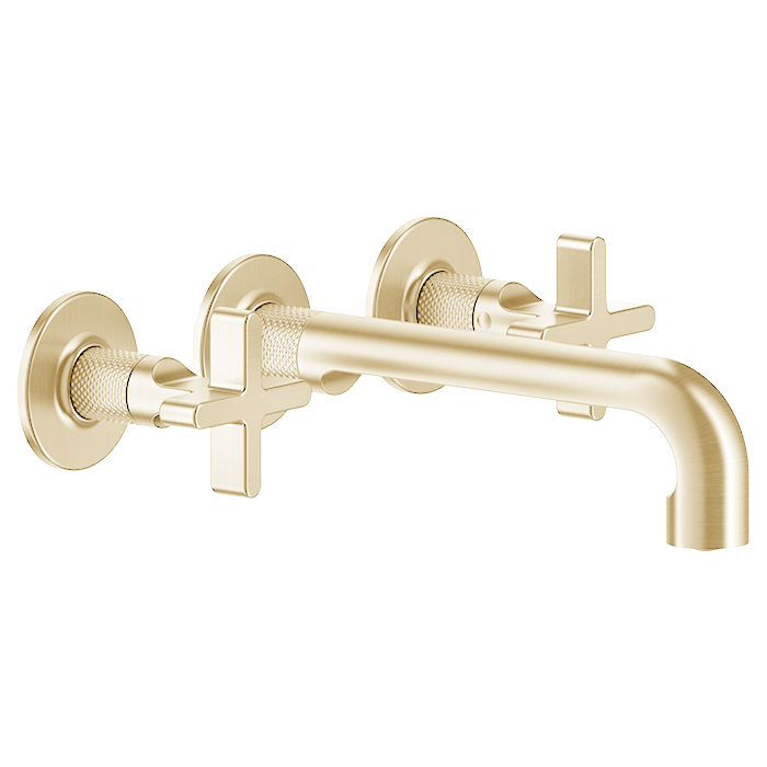 Фото Смеситель Gessi Inciso 58190#246 для раковины, золото глянец pvd