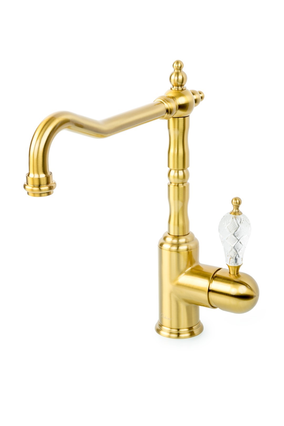 Фото Смеситель для кухни Boheme Crystal 101-CRST бронза