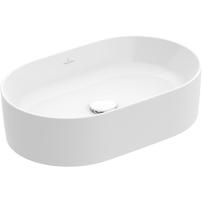 Фото Раковина Villeroy & Boch Collaro 4A195601 накладная 56 см, цвет альпийский белый