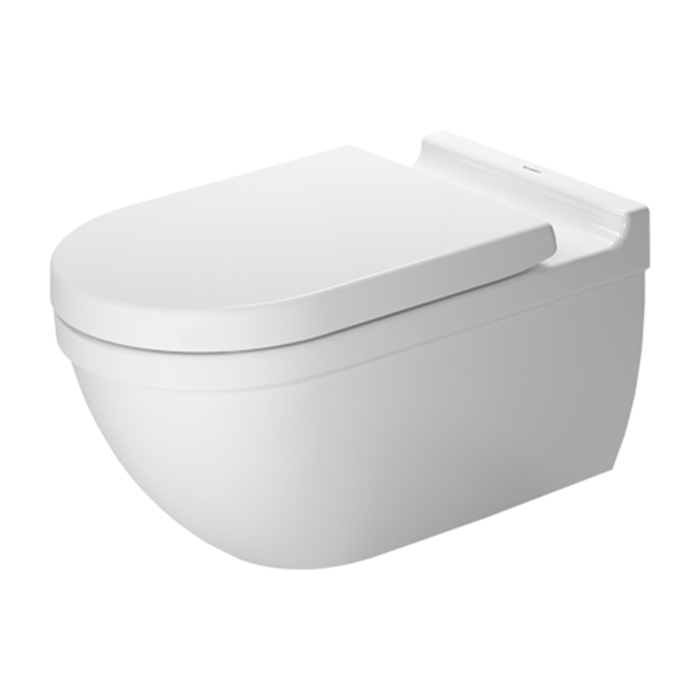Фото Унитаз подвесной Duravit Starck 3 2226090000, без сиденья, белый глянцевый