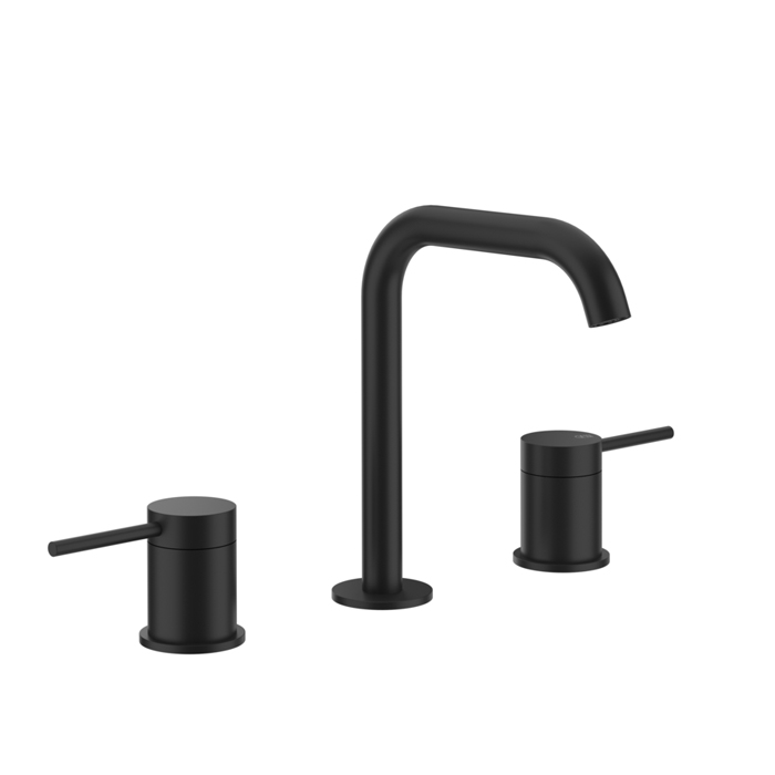Фото Смеситель Gessi Gessi316 54012#299 для раковины, черный матовый