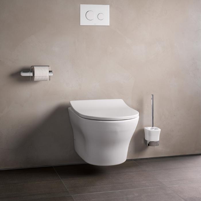 Фото Унитаз подвесной TOTO MH CW162Y#XW, безободковый, без сиденья, белый глянцевый