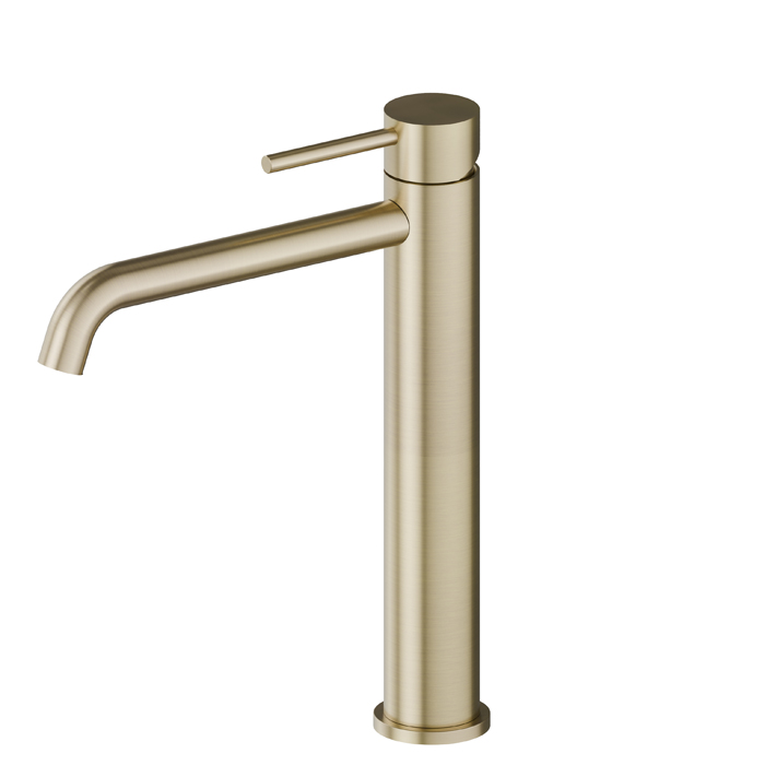 Фото Смеситель Newform X-Steel 316 69614X.59.098 для раковины, шампань браш PVD