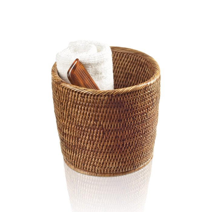 Фото Корзина Decor Walther Basket 0927492 настольная 19x18 см, ротанг темный
