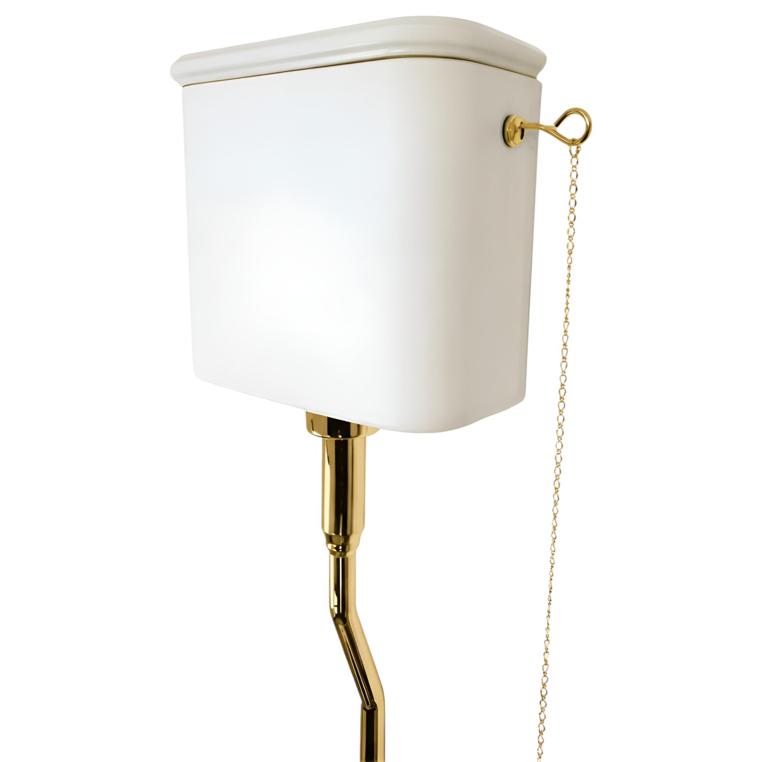 Фото Унитаз Migliore Charme 36384 с высоким бачком, золото глянец, выпуск универсальный