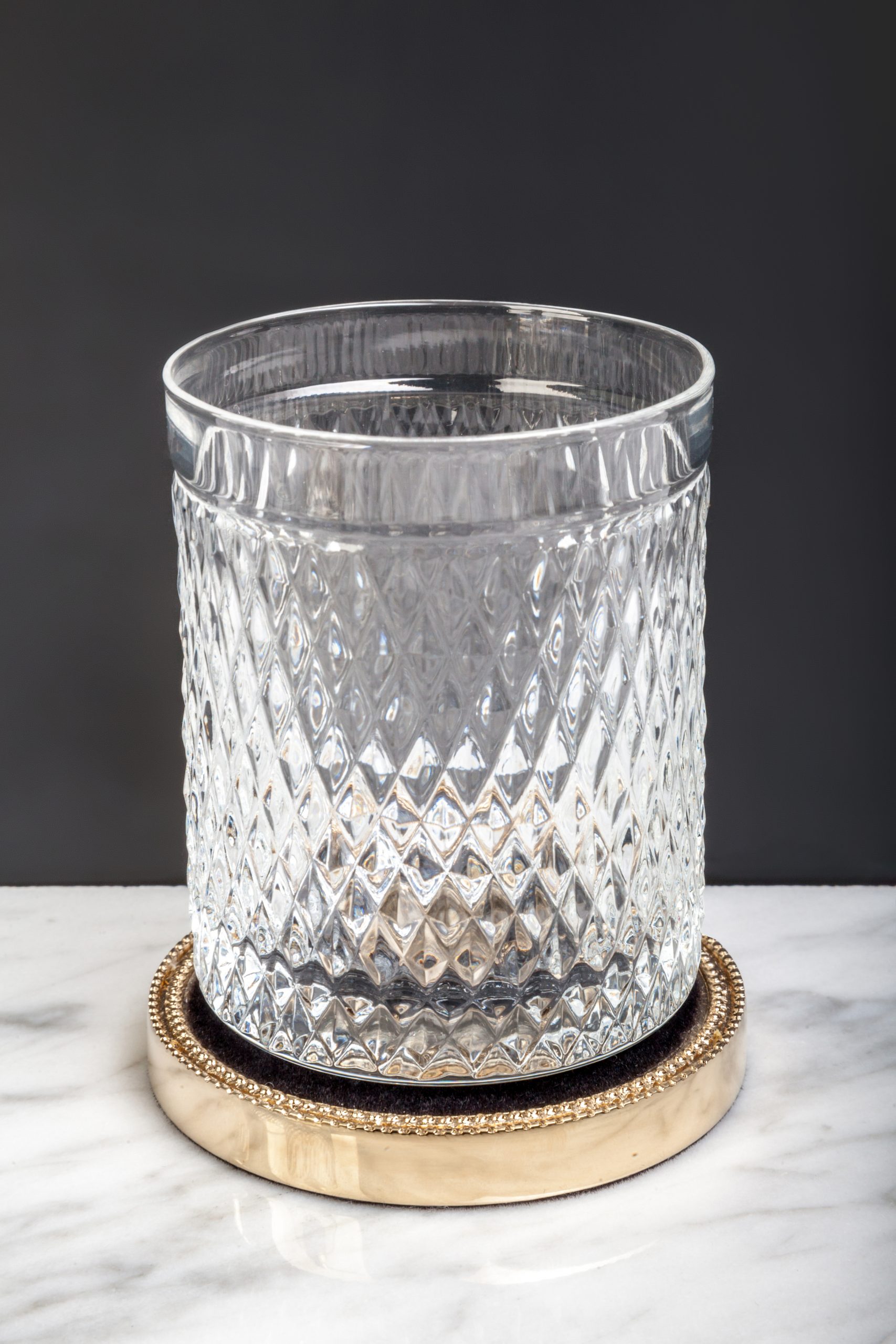 Фото Стакан Boheme Murano Cristal 10218 подвесной золото