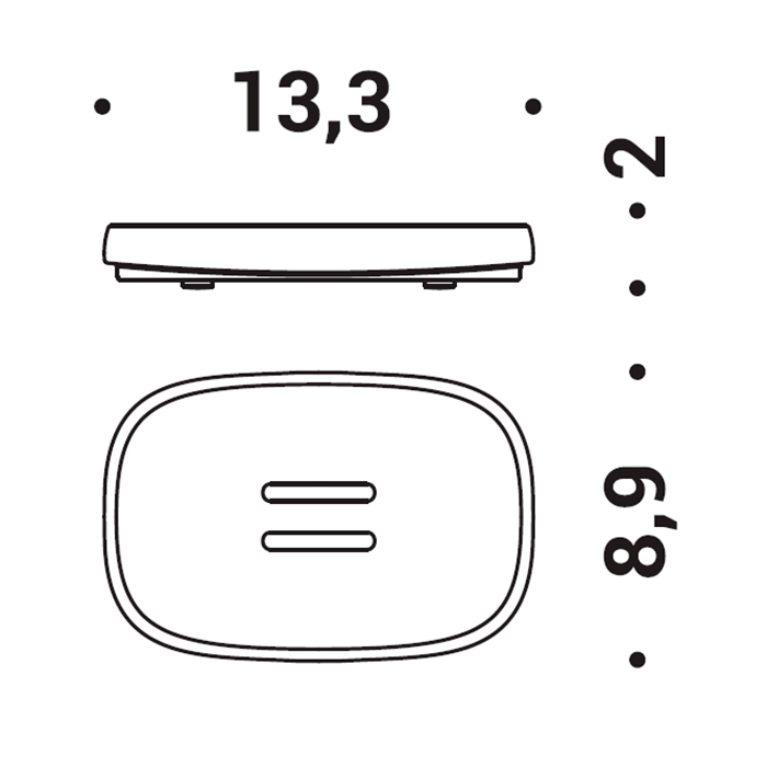 Фото Мыльница Colombo Mood B30400C02 настольная, Vintage, бронза янтарь глянец