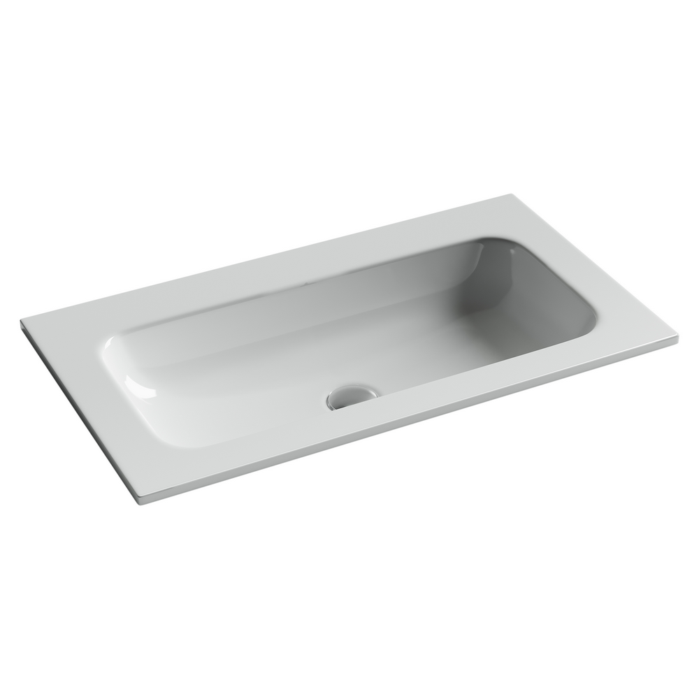 Фото Раковина Ceramicanova Grace CN7012wx мебельная 81 × 45,7 × 13,7 см, белый глянцевый