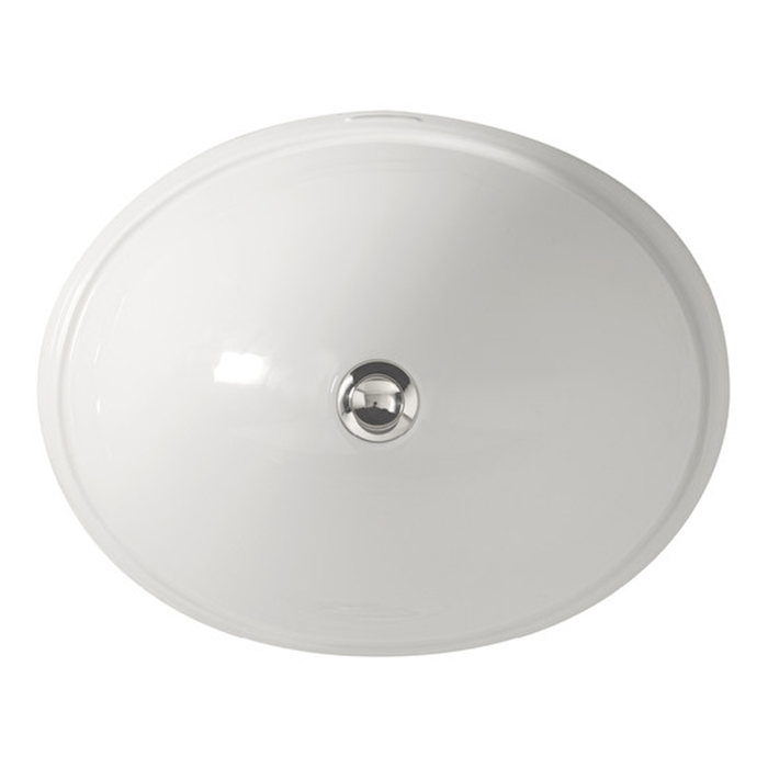 Фото Раковина Devon&Devon Over and under counter basins IBLROSE/ST встраиваемая 50 см, цвет белый