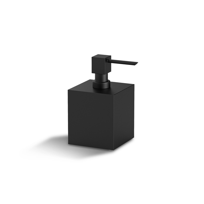 Фото Дозатор Decor Walther Cube 0825060 настольный, черный матовый
