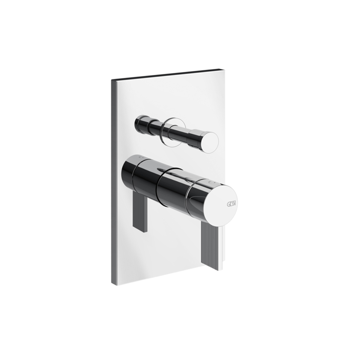 Фото Смеситель Gessi Inverso Rigato 73579#031 для ванны с душем, хром