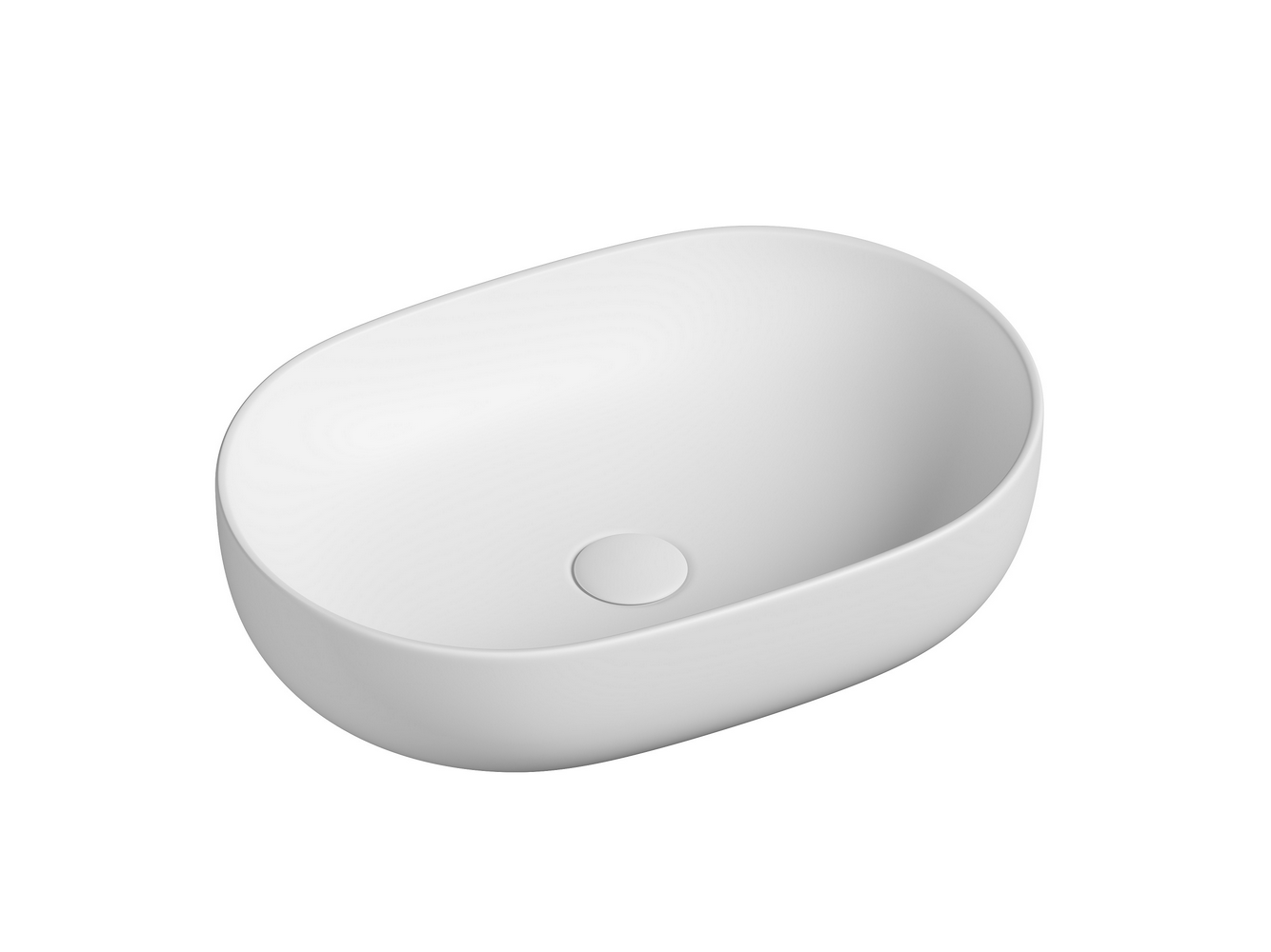 Фото Раковина Ceramicanova Element CN6047MW накладная 60 × 41,5 × 13,5 см, белый матовый