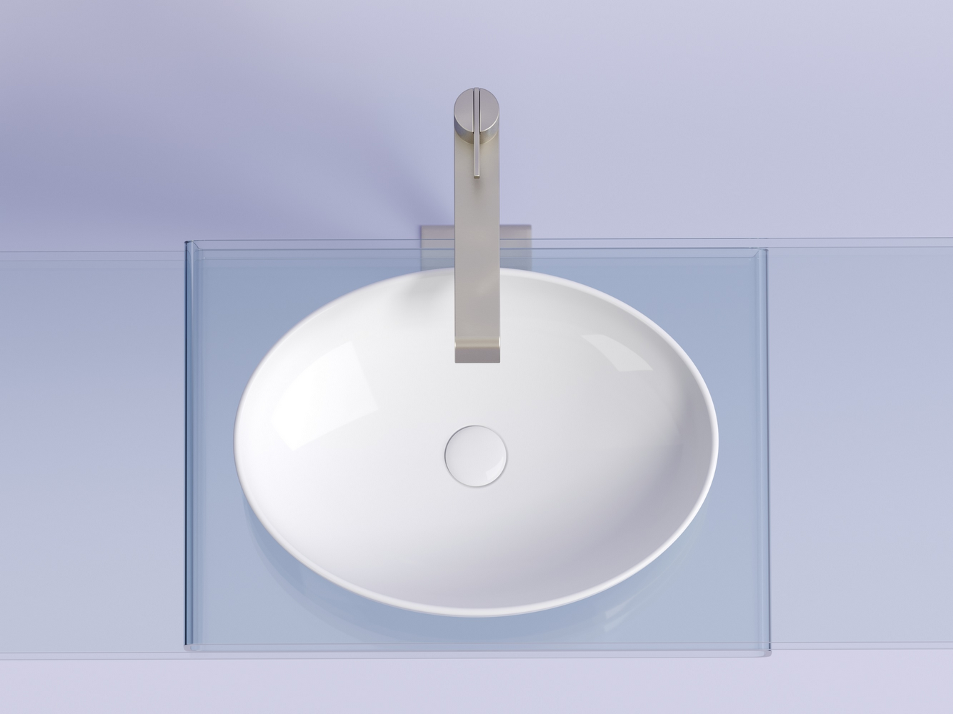 Фото Раковина Ceramicanova Element CN6056 накладная 50,2 × 36,3 × 14,5 см, белый глянцевый