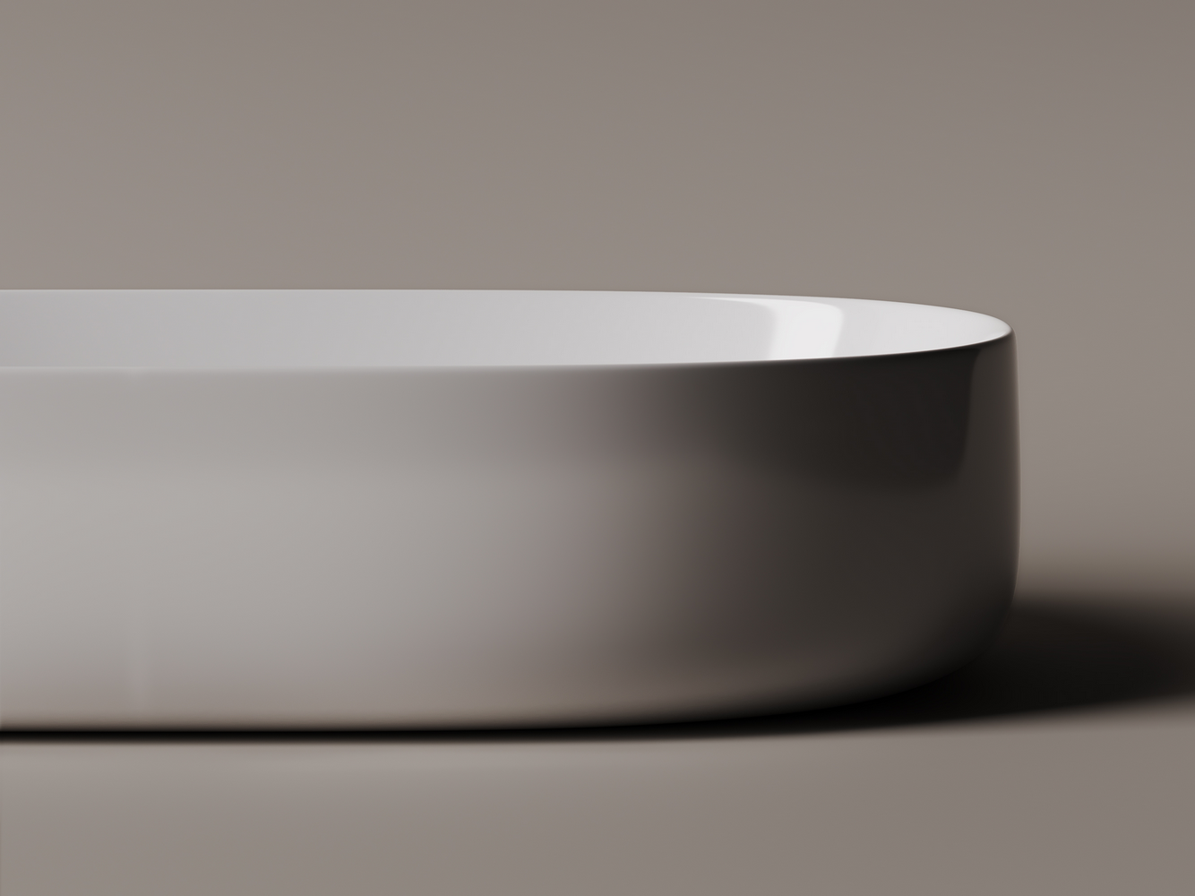 Фото Раковина Ceramicanova Element CN5022 накладная 66,5 × 35 × 14 см, белый глянцевый