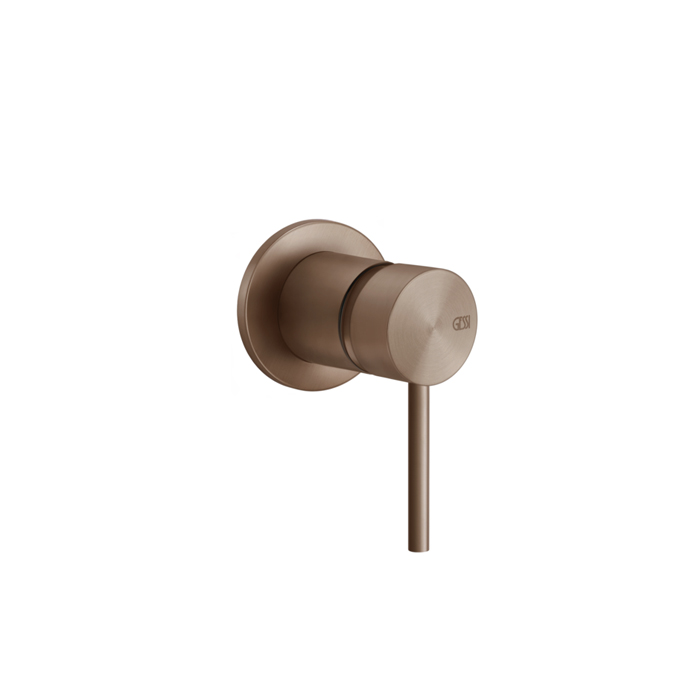 Фото Смеситель Gessi Gessi316 54019#708 для душа, медь браш pvd