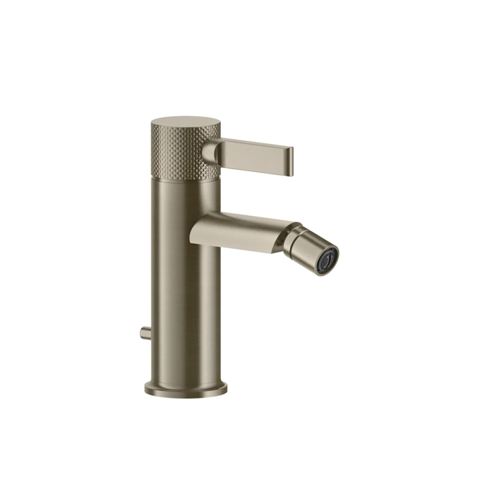 Фото Смеситель Gessi Inciso 58007#149 для биде с донным клапаном, никель браш