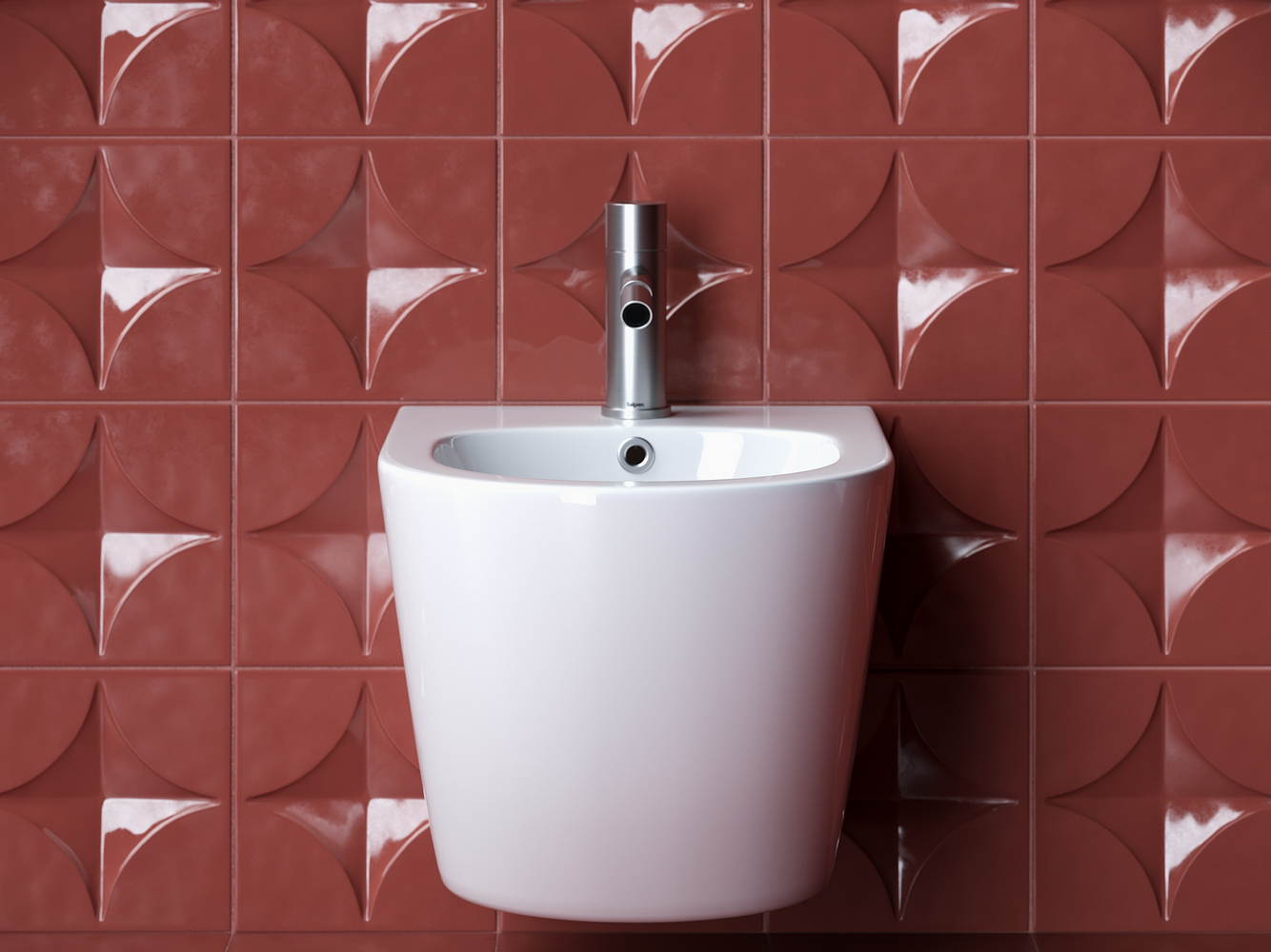 Фото Биде Ceramicanova Forma CN3010 подвесное, белый глянцевый