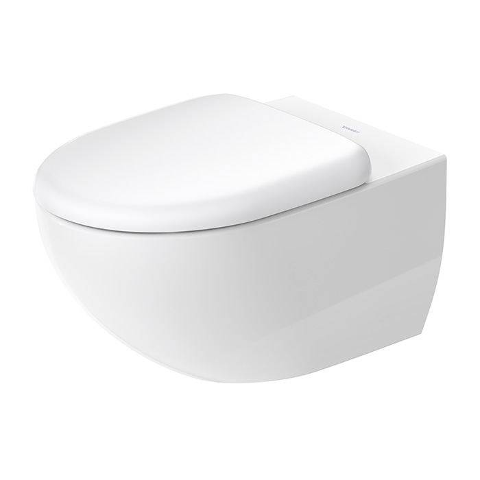 Фото Унитаз подвесной Duravit Architec 45720900A1, с сиденьем с микролифтом, белый глянцевый