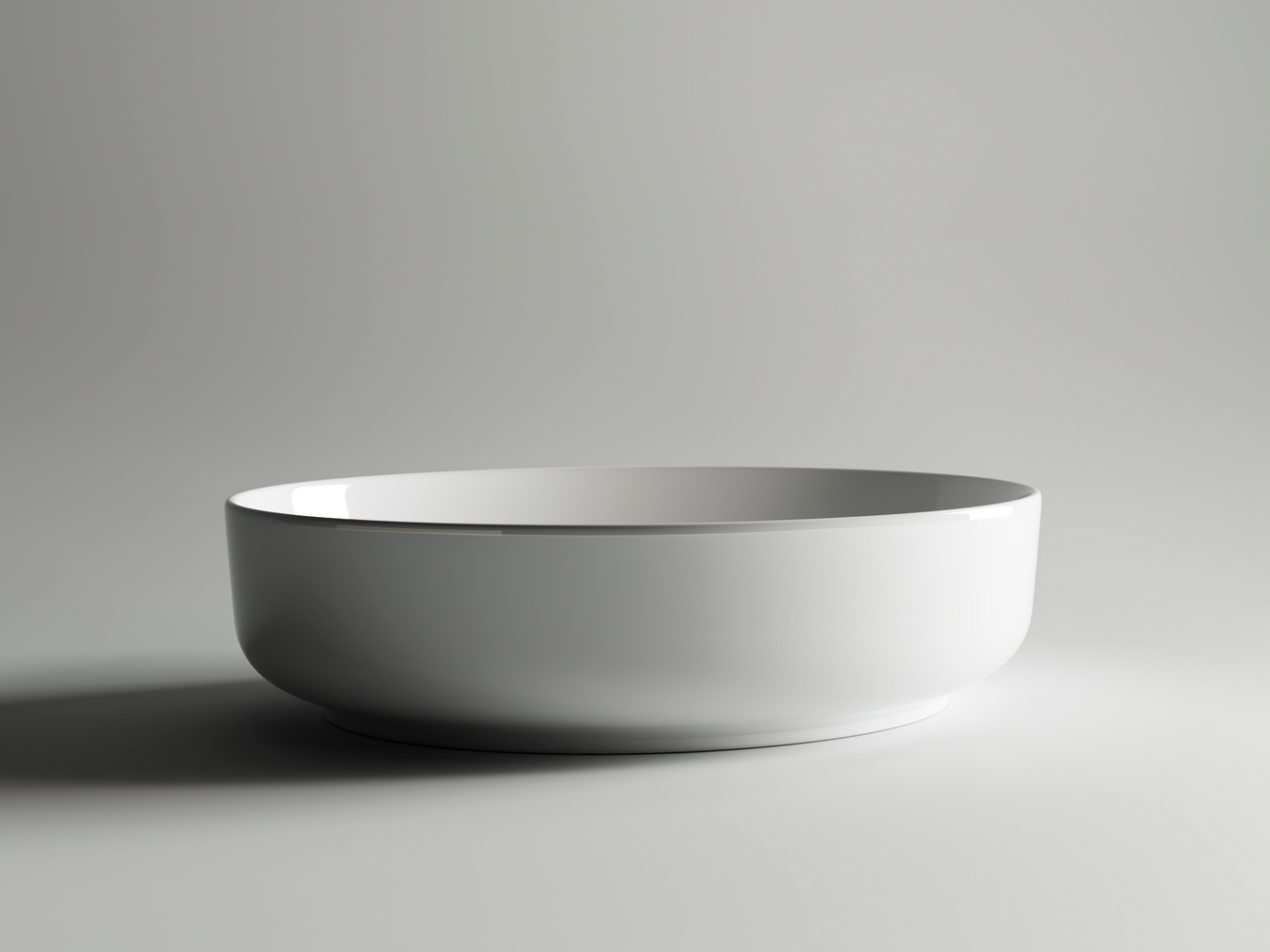 Фото Раковина Ceramicanova Element CN5002 накладная 55 × 40 × 14 см, белый глянцевый
