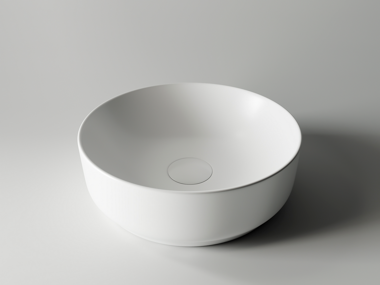 Фото Раковина Ceramicanova Element CN6006 накладная 35 × 35 × 12 см, белый матовый