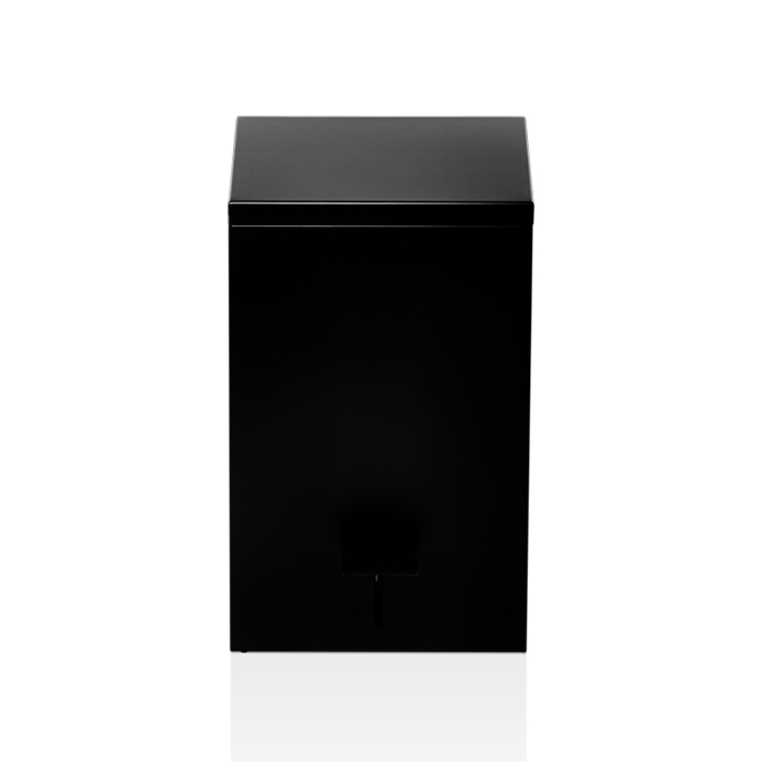 Фото Ведро Decor Walther Corner 0614560 с крышкой softclose напольное 5,5 л, черный матовый