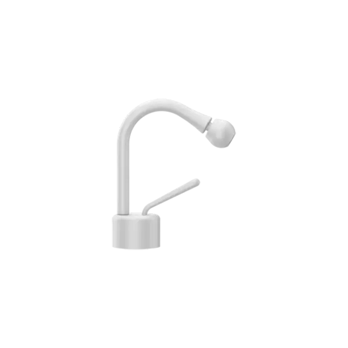 Фото Смеситель Gessi Goccia 33607#279 для биде, белый матовый
