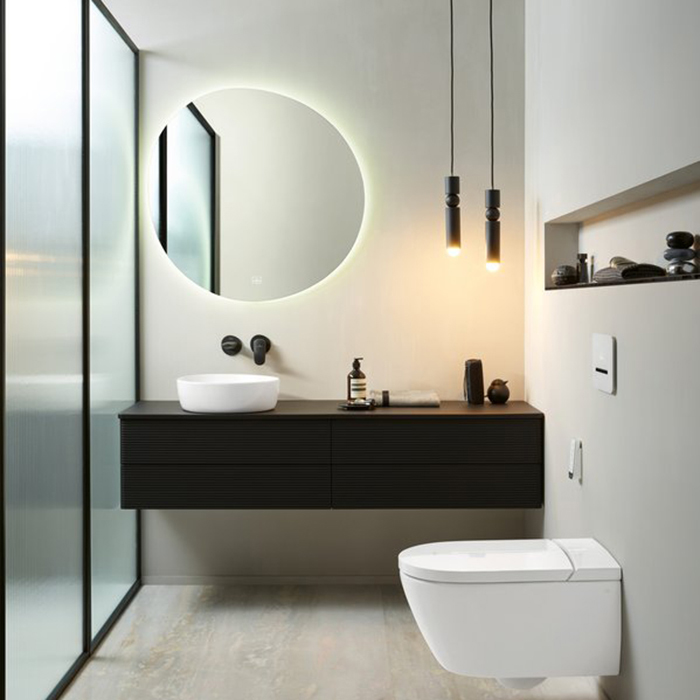 Фото Унитаз-биде подвесной Villeroy & Boch Viclean V0E200R1, с сиденьем, белый глянцевый
