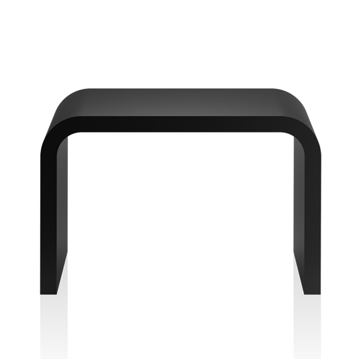 Фото Подставка для ног Decor Walther Stone 0974360 напольный, черный матовый