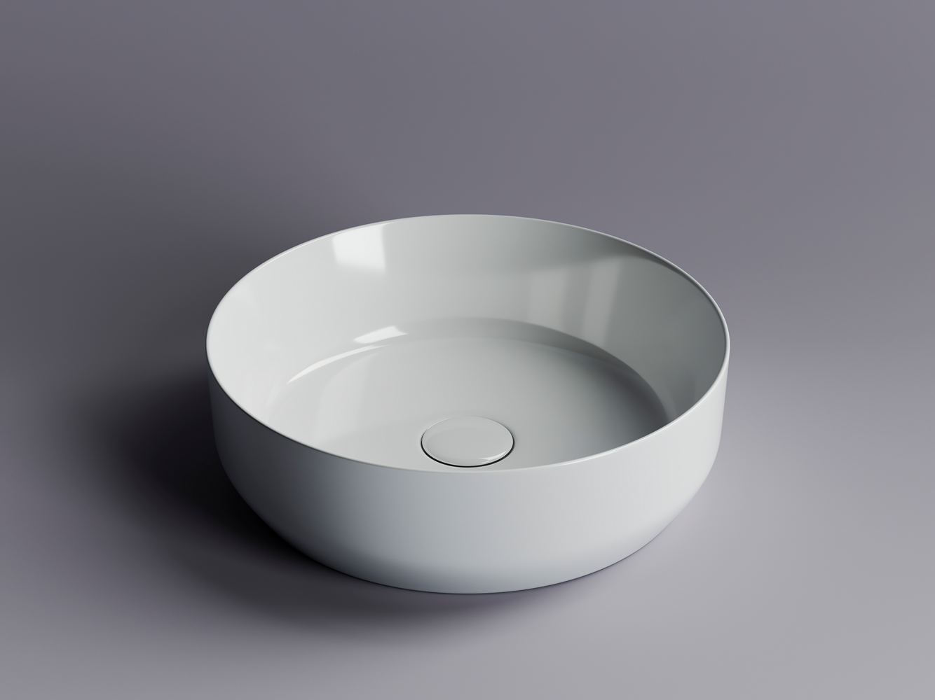 Фото Раковина Ceramicanova Element CN6022 накладная 39 × 39 × 12 см, белый глянцевый