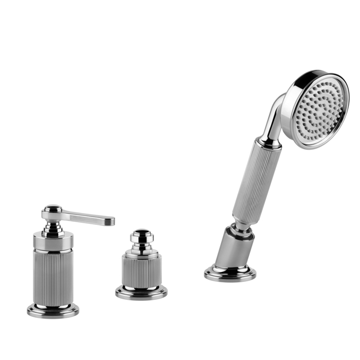 Фото Смеситель Gessi Venti20 65043#031 на борт ванны, хром