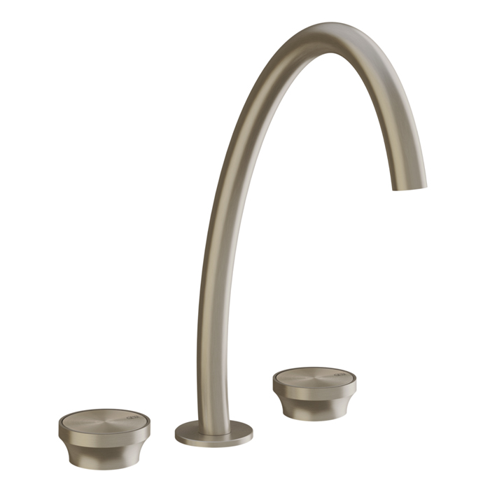 Фото Смеситель Gessi Origini 66016#149 для раковины, никель браш