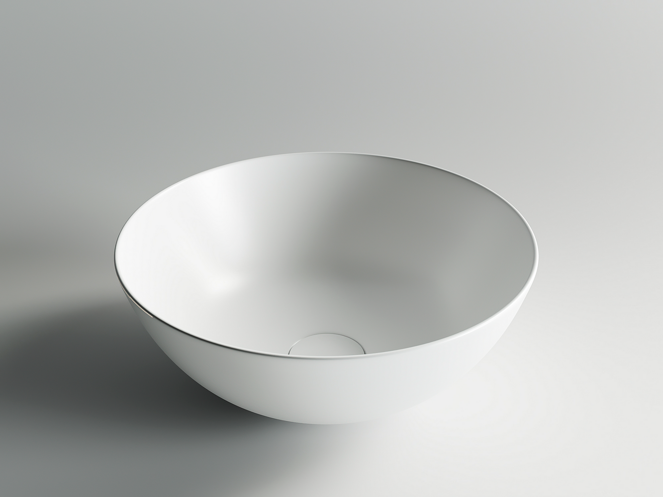 Фото Раковина Ceramicanova Element CN6003 накладная 35,8 × 35,8 × 15,5 см, белый матовый