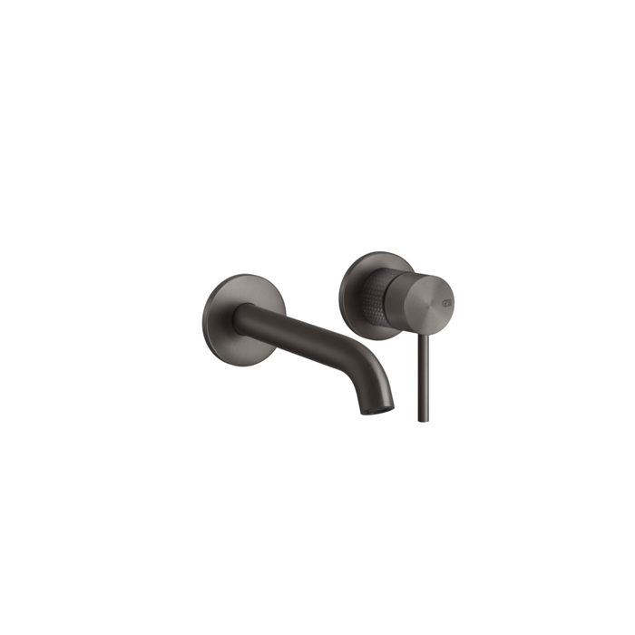 Фото Смеситель Gessi Gessi316 54483#707 для раковины с изливом, черный хром браш pvd