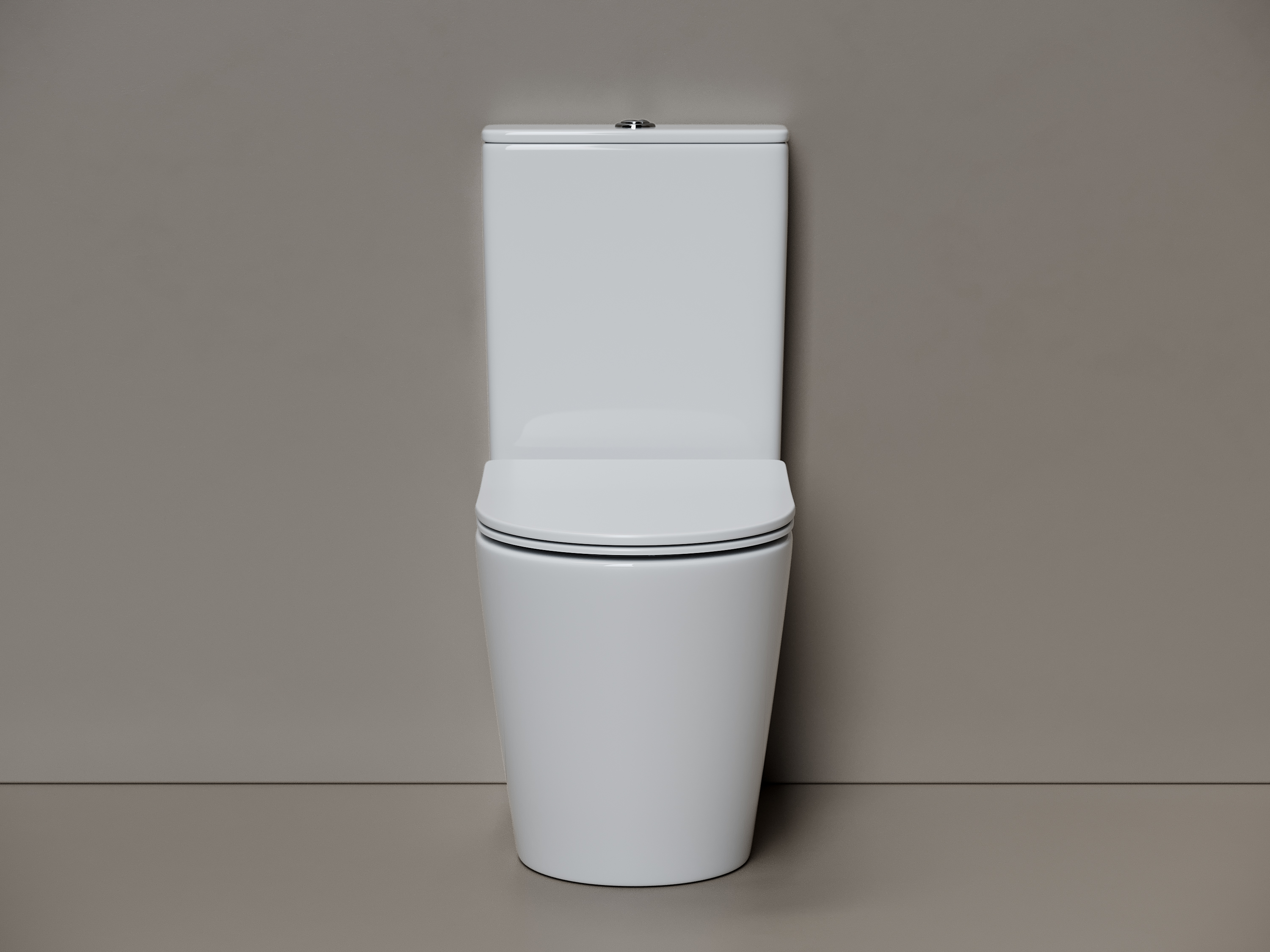 Фото Унитаз Ceramicanova Highlight CN1802T с сиденьем с бачком компакт, белый глянцевый