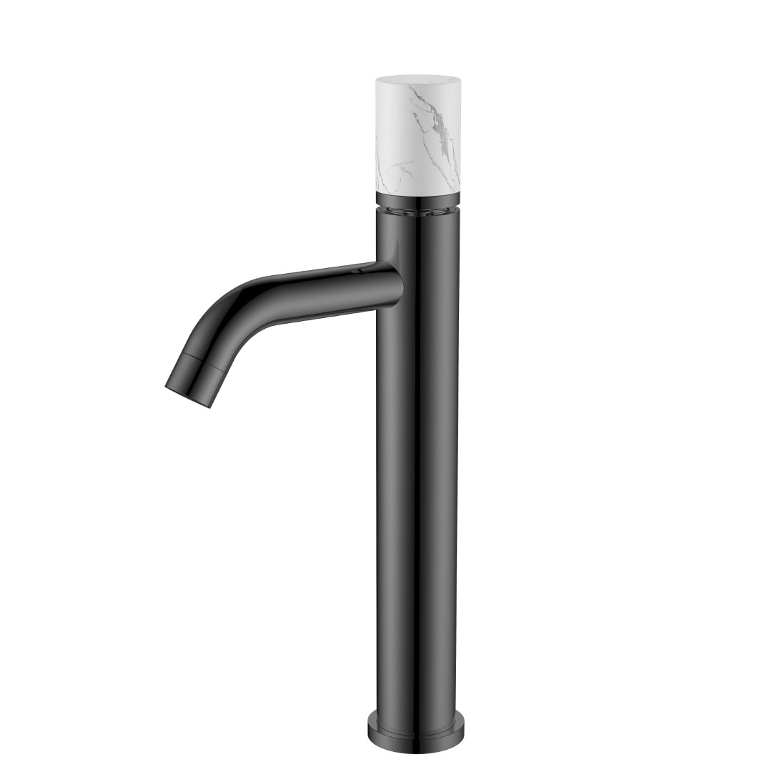 Фото Смеситель для раковины Boheme Stick 122-GM-MR-W графит