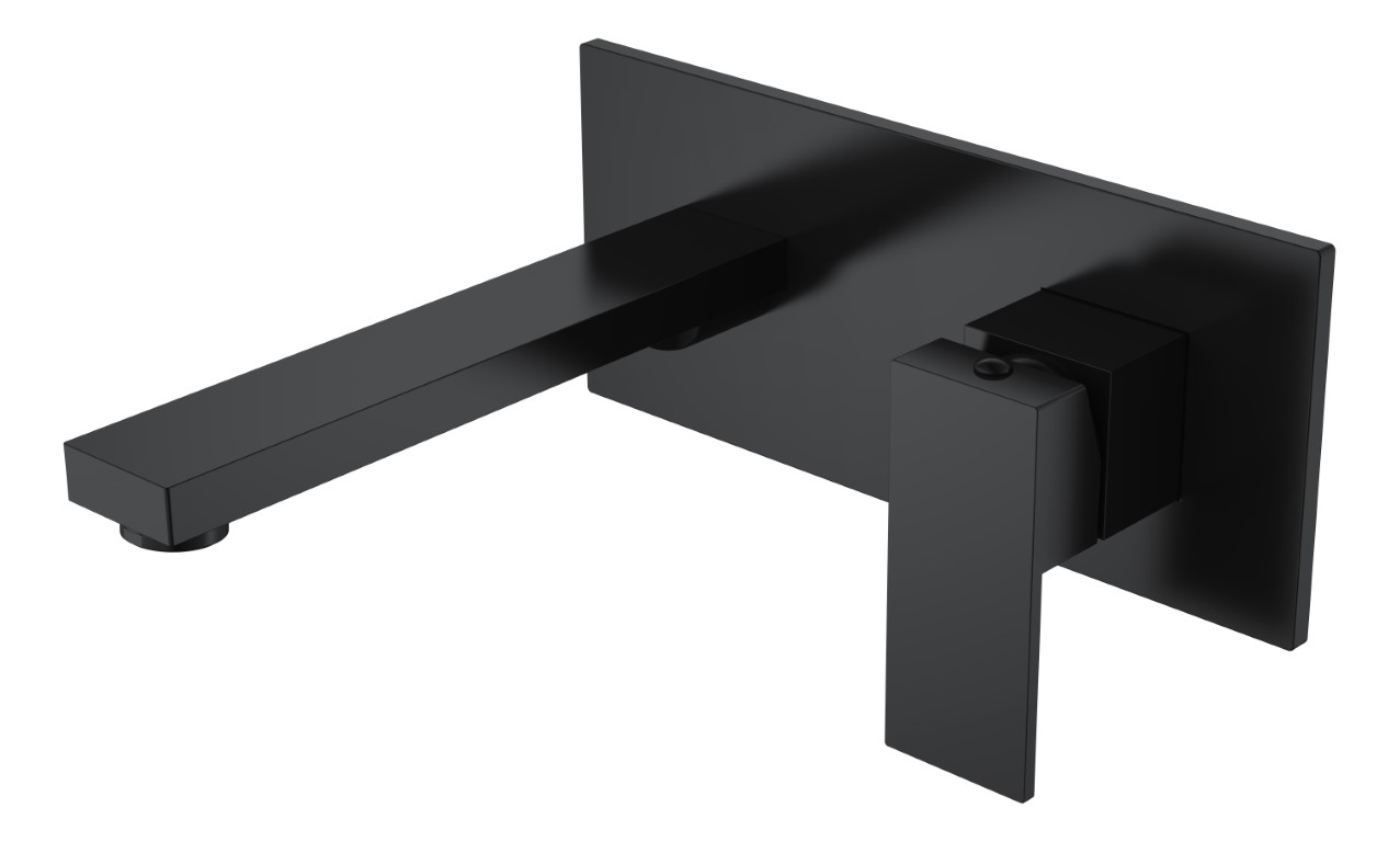 Фото Смеситель для раковины Boheme Qubic 475-B черный