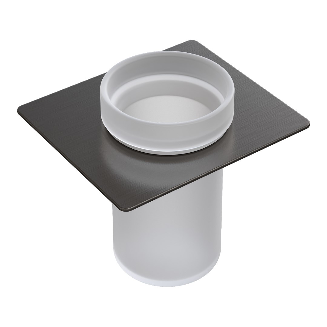 Фото Стакан для полки Boheme Space 10966-GM-TUM подвесной графит браш