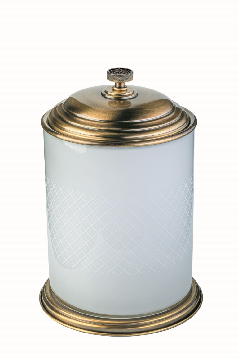 Фото Мусорное ведро Boheme Royal Cristal 10934-BR-B бронза 5 л